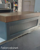 خرید کابینت روشویی پیویسی طرح چوب