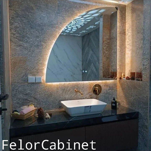 کابینت روشویی مدرن مدل ۱۱۰۷؛ ترکیبی از ظرافت و دوام